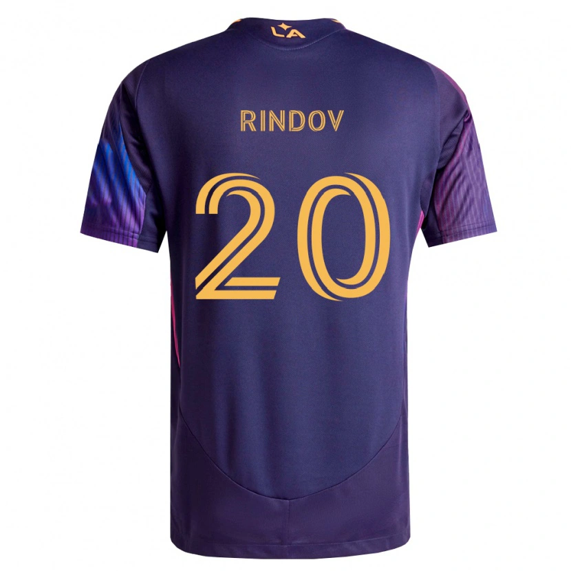 Danxen Kvinnor Chris Rindov #20 Mörklila Gul Bortatröja Matchtröjor 2026/27 Tröjor T-Tröja
