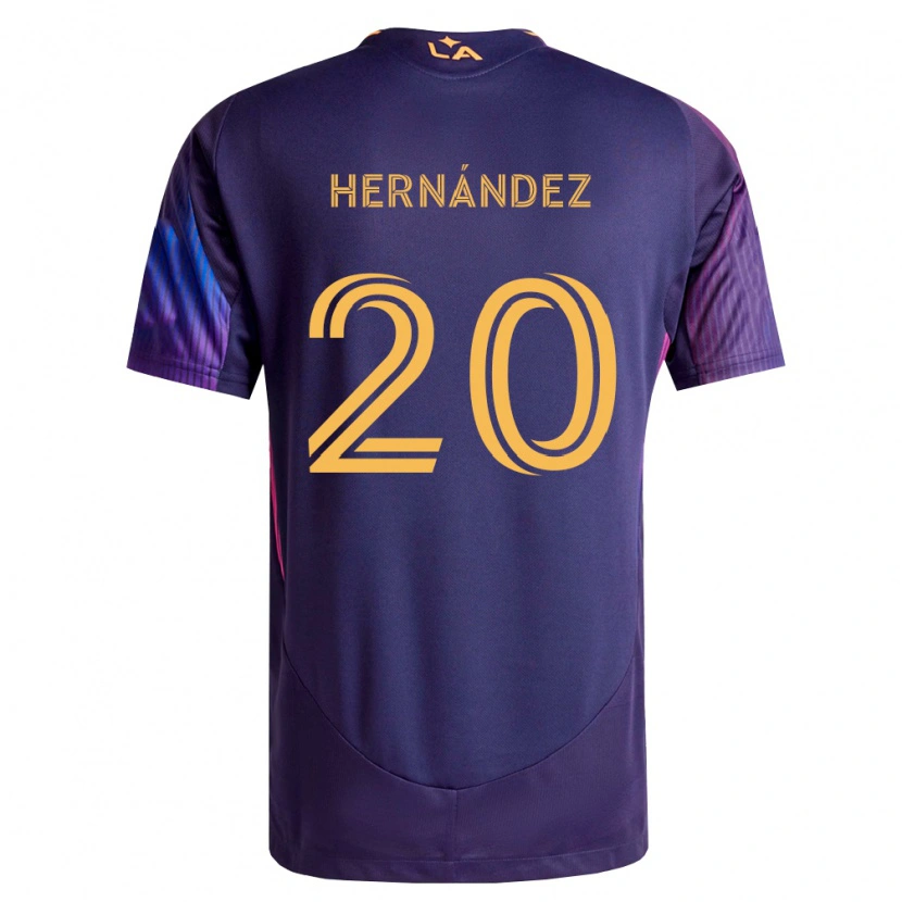 Danxen Kvinnor Roberto Hernández #20 Mörklila Gul Bortatröja Matchtröjor 2026/27 Tröjor T-Tröja