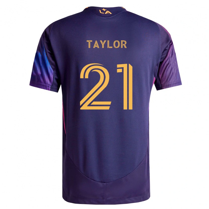 Danxen Kvinnor Robert Taylor #21 Mörklila Gul Bortatröja Matchtröjor 2026/27 Tröjor T-Tröja
