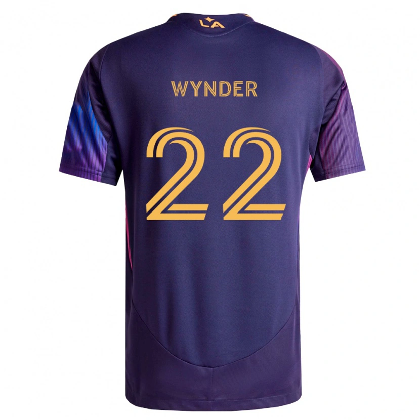 Danxen Kvinnor Elijah Wynder #22 Mörklila Gul Bortatröja Matchtröjor 2026/27 Tröjor T-Tröja