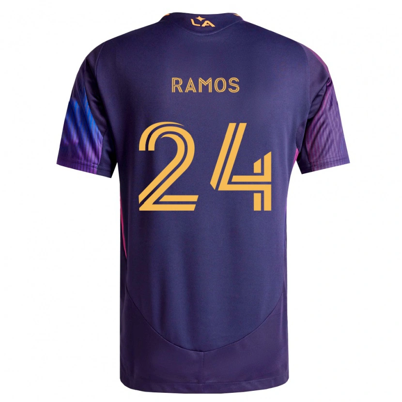Danxen Kvinnor Rubén Ramos #24 Mörklila Gul Bortatröja Matchtröjor 2026/27 Tröjor T-Tröja