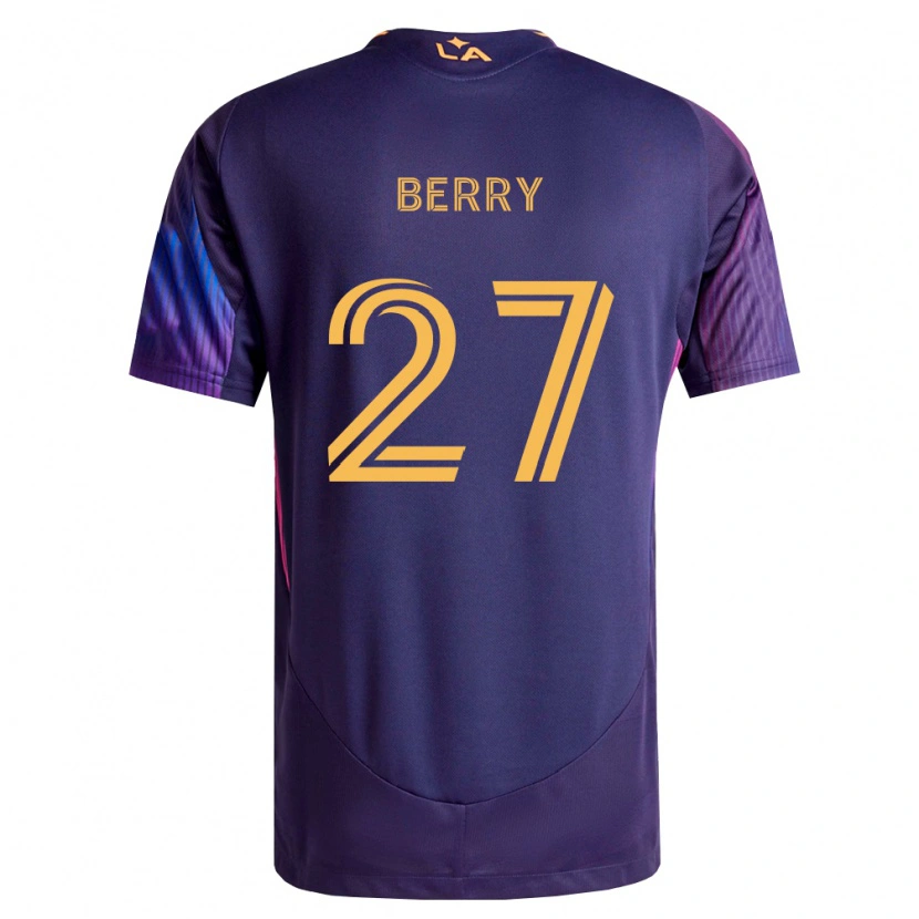 Danxen Kvinnor Miguel Berry #27 Mörklila Gul Bortatröja Matchtröjor 2026/27 Tröjor T-Tröja