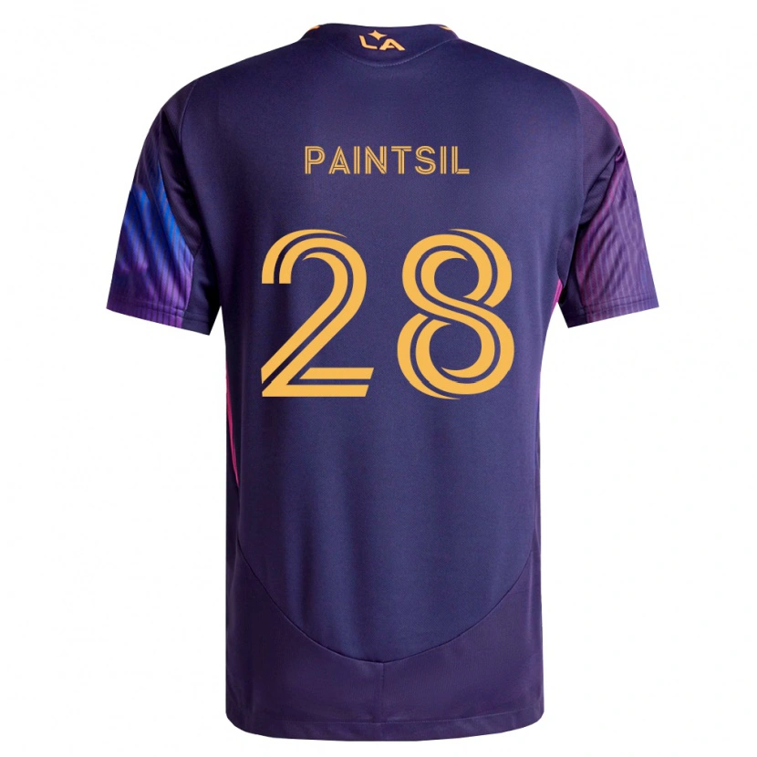 Danxen Kvinnor Joseph Paintsil #28 Mörklila Gul Bortatröja Matchtröjor 2026/27 Tröjor T-Tröja