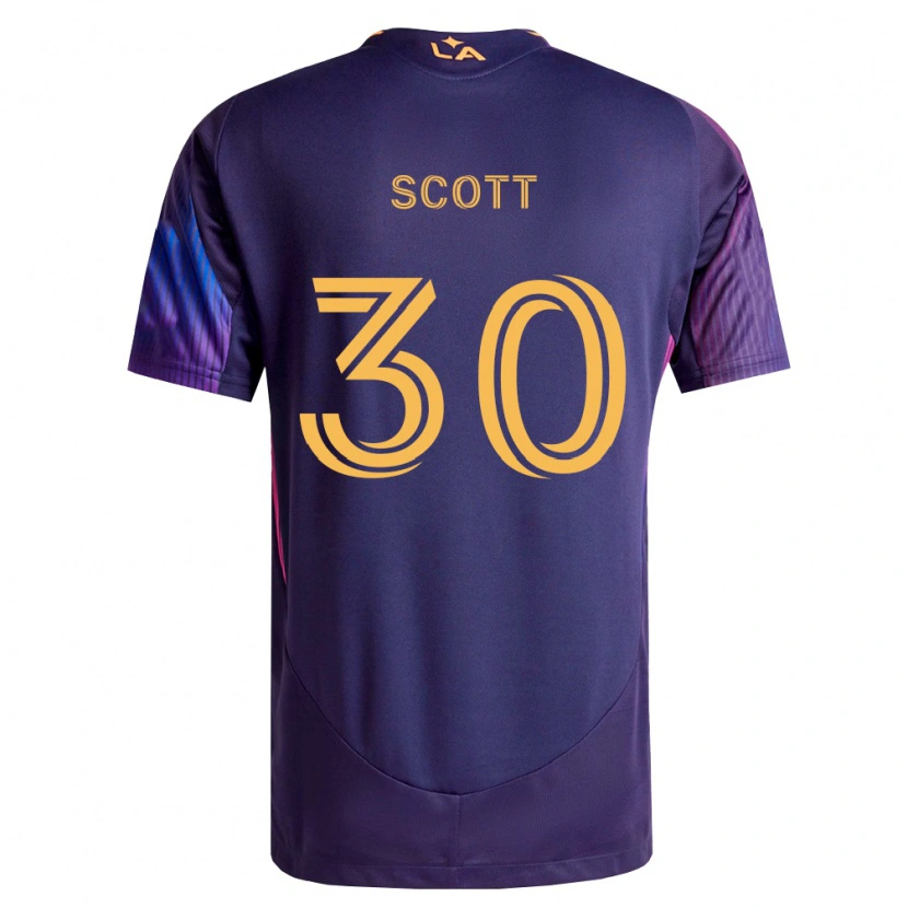 Danxen Kvinnor Brady Scott #30 Mörklila Gul Bortatröja Matchtröjor 2026/27 Tröjor T-Tröja