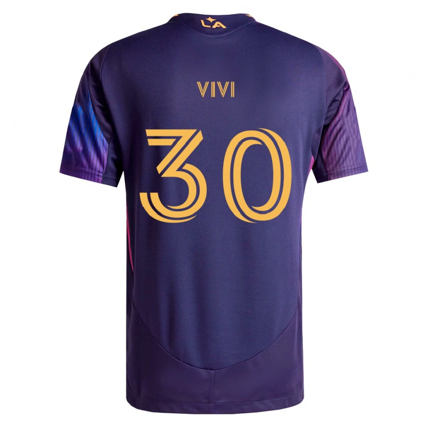 Danxen Kvinnor Gino Vivi #30 Mörklila Gul Bortatröja Matchtröjor 2026/27 Tröjor T-Tröja