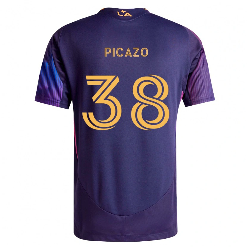 Danxen Kvinnor Axel Picazo #38 Mörklila Gul Bortatröja Matchtröjor 2026/27 Tröjor T-Tröja