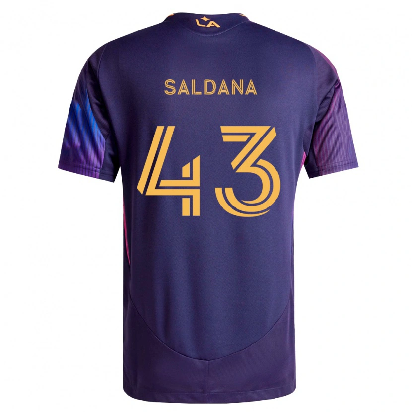 Danxen Kvinnor Adam Saldaña #43 Mörklila Gul Bortatröja Matchtröjor 2026/27 Tröjor T-Tröja