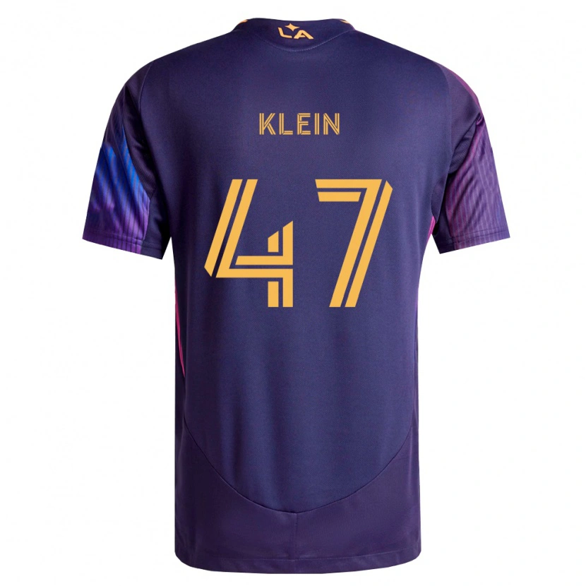 Danxen Kvinnor Carson Klein #47 Mörklila Gul Bortatröja Matchtröjor 2026/27 Tröjor T-Tröja