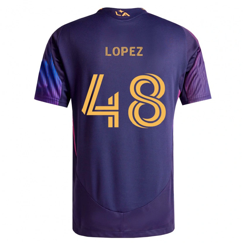 Danxen Kvinnor Diego López #48 Mörklila Gul Bortatröja Matchtröjor 2026/27 Tröjor T-Tröja