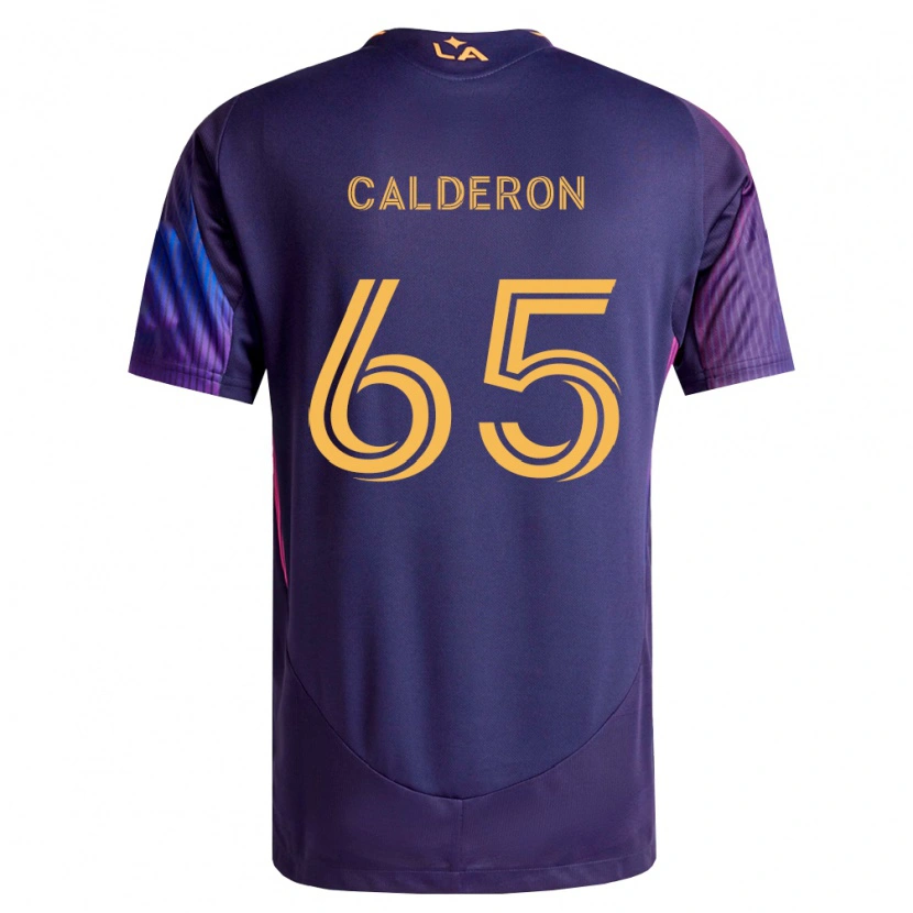 Danxen Kvinnor Juan Calderón #65 Mörklila Gul Bortatröja Matchtröjor 2026/27 Tröjor T-Tröja