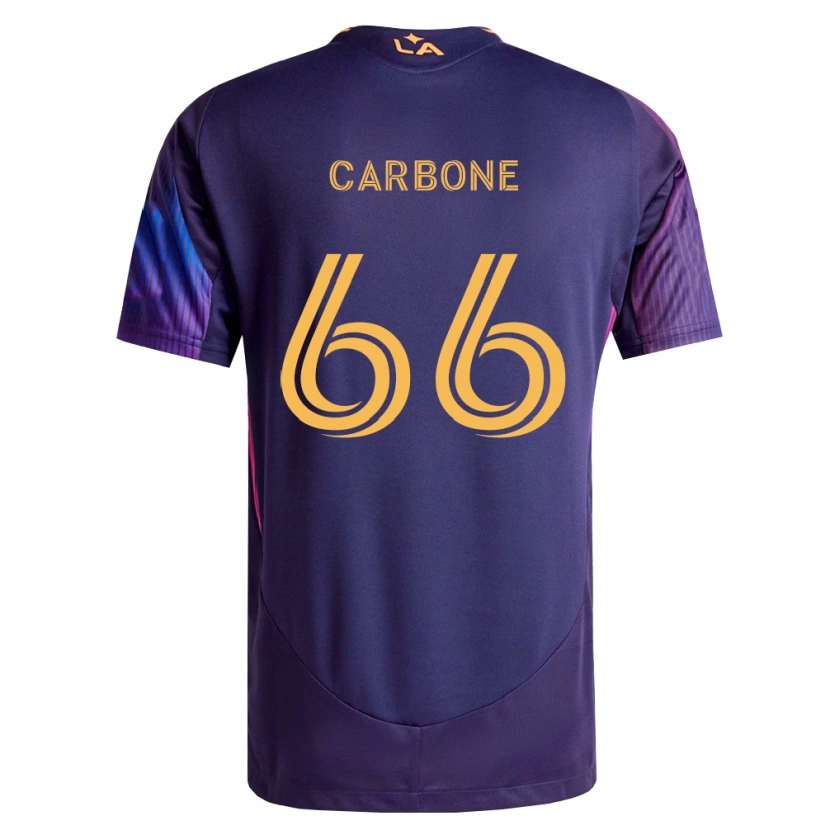 Danxen Kvinnor Matteo Carbone #66 Mörklila Gul Bortatröja Matchtröjor 2026/27 Tröjor T-Tröja