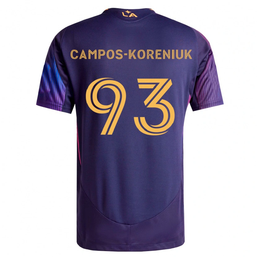 Danxen Kvinnor K Campos-Koreniuk #93 Mörklila Gul Bortatröja Matchtröjor 2026/27 Tröjor T-Tröja
