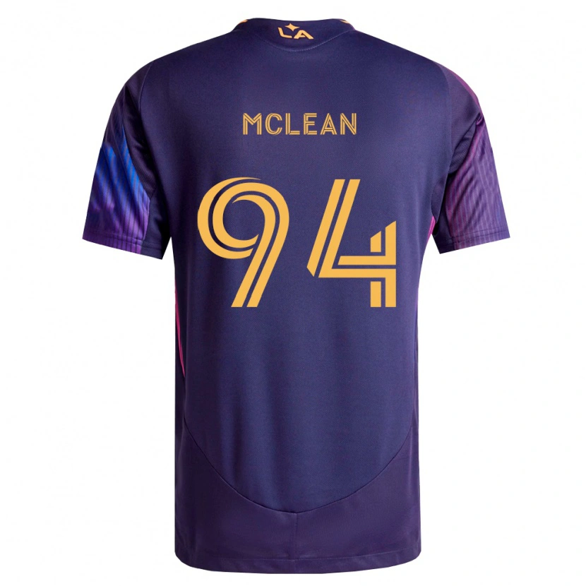 Danxen Kvinnor Mateo Mclean #94 Mörklila Gul Bortatröja Matchtröjor 2026/27 Tröjor T-Tröja