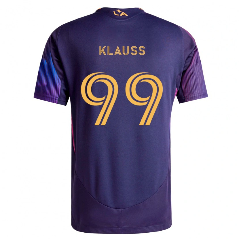 Danxen Kvinnor João Klauss #99 Mörklila Gul Bortatröja Matchtröjor 2026/27 Tröjor T-Tröja
