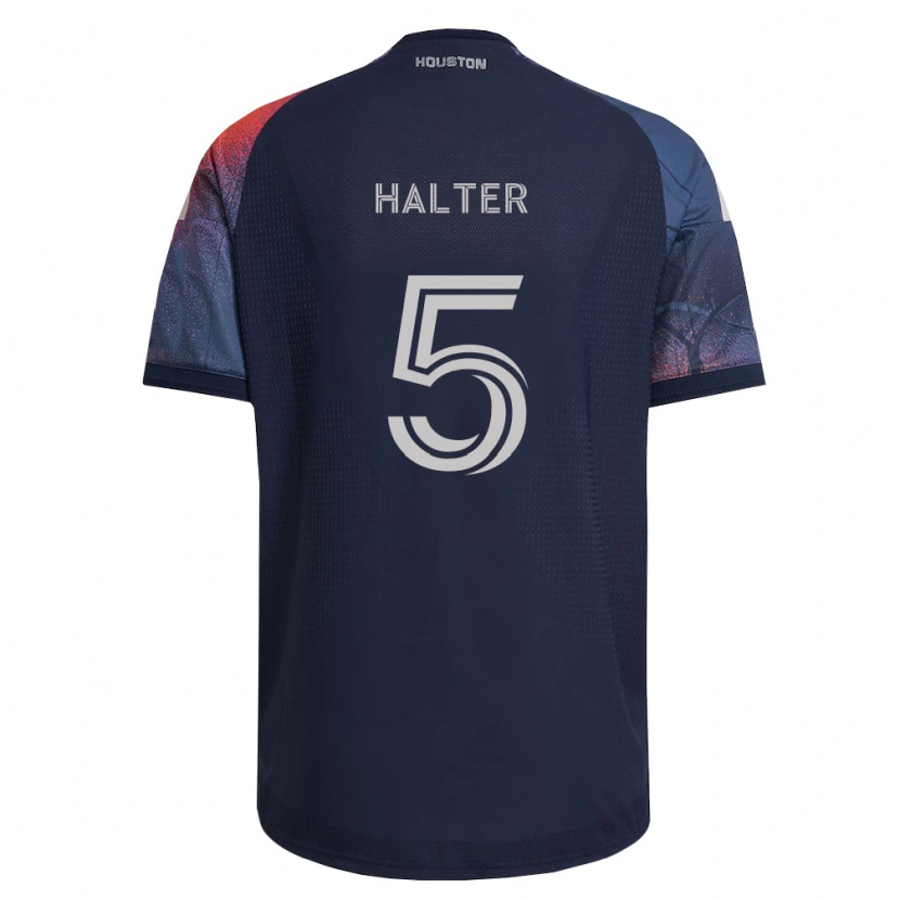 Danxen Kvinnor Lucas Halter #5 Mörkblå Vit Orange Bortatröja Matchtröjor 2026/27 Tröjor T-Tröja
