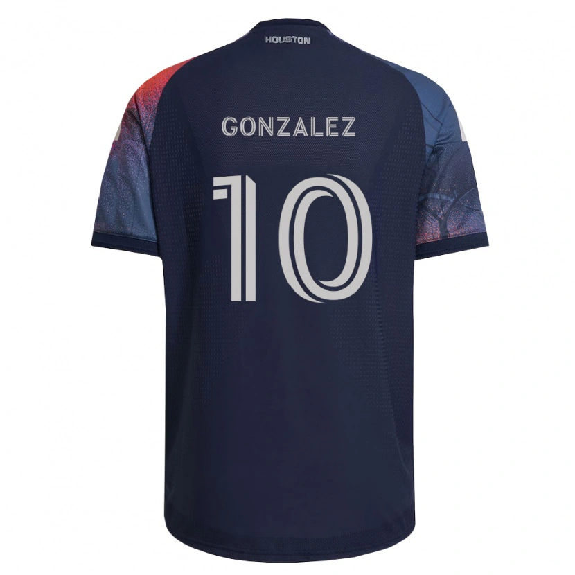 Danxen Kvinnor Yair González #10 Mörkblå Vit Orange Bortatröja Matchtröjor 2026/27 Tröjor T-Tröja
