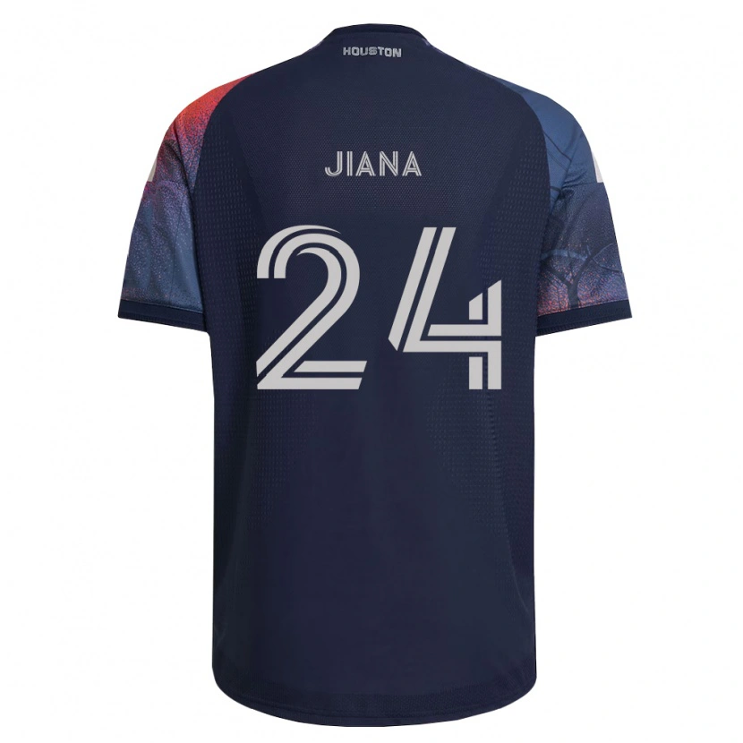 Danxen Kvinnor Mamadi Jiana #24 Mörkblå Vit Orange Bortatröja Matchtröjor 2026/27 Tröjor T-Tröja