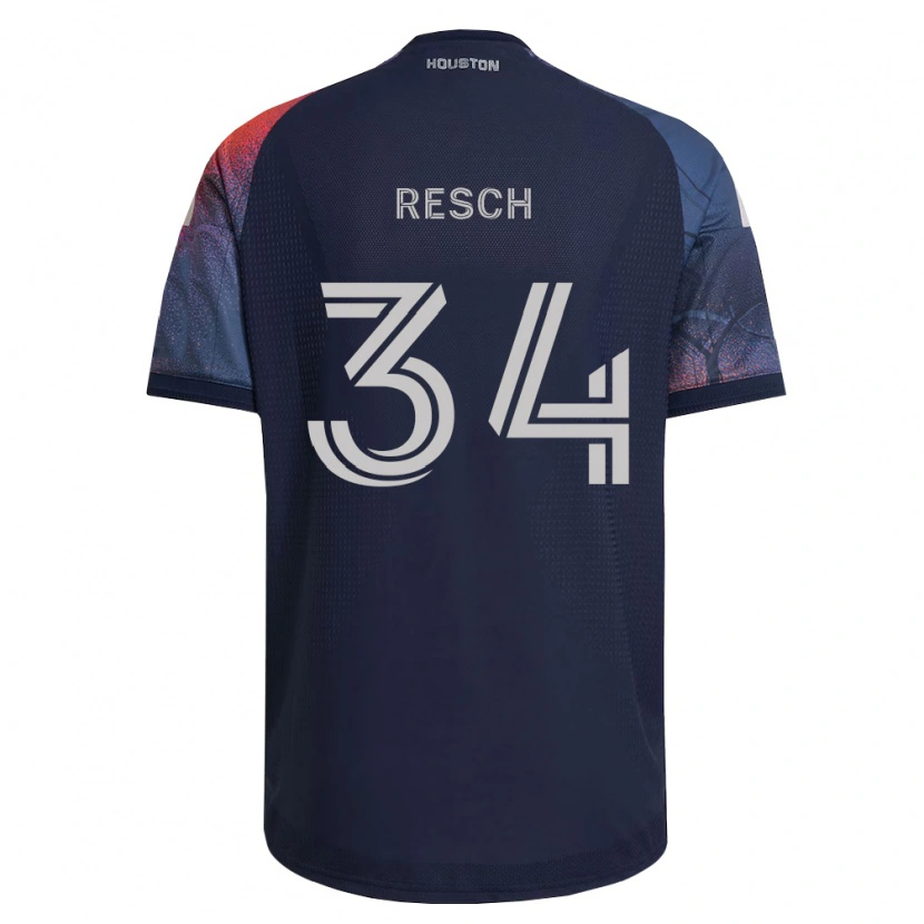 Danxen Kvinnor Agustin Resch #34 Mörkblå Vit Orange Bortatröja Matchtröjor 2026/27 Tröjor T-Tröja