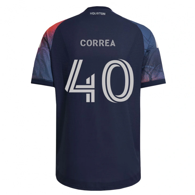 Danxen Kvinnor Enrique Correa #40 Mörkblå Vit Orange Bortatröja Matchtröjor 2026/27 Tröjor T-Tröja