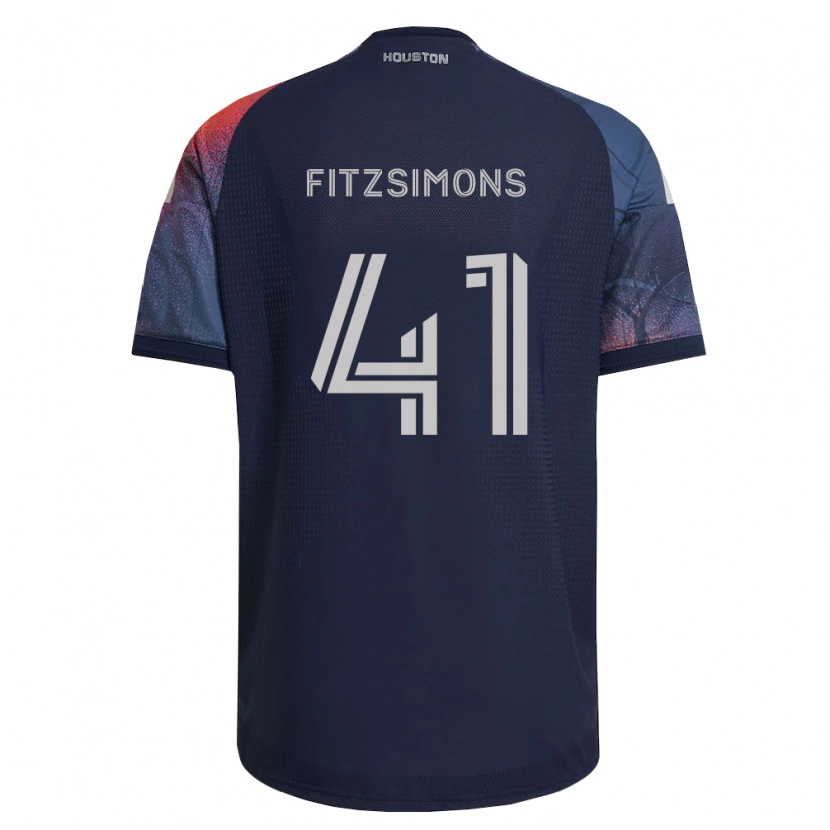 Danxen Kvinnor Brogan Fitzsimons #41 Mörkblå Vit Orange Bortatröja Matchtröjor 2026/27 Tröjor T-Tröja