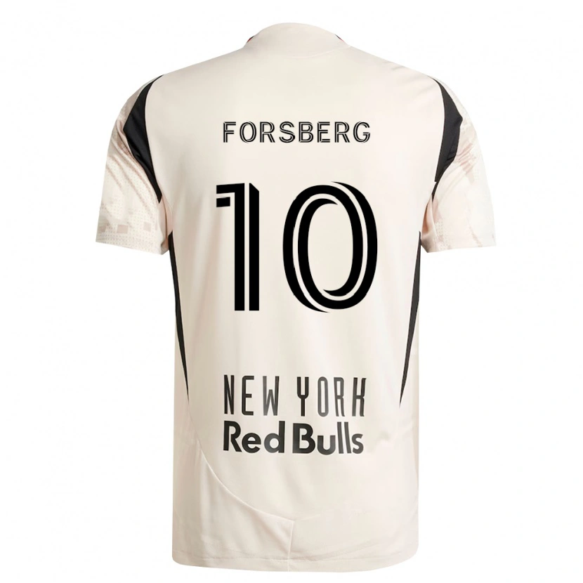 Danxen Kvinnor Emil Forsberg #10 Off-White Röd Svart Bortatröja Matchtröjor 2026/27 Tröjor T-Tröja