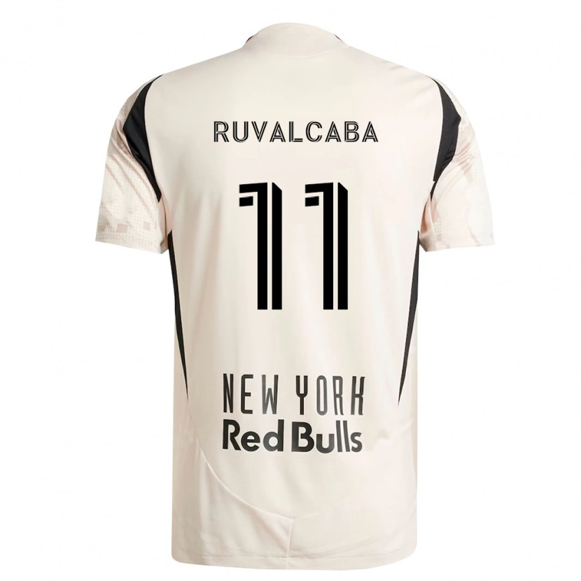 Danxen Kvinnor Jorge Ruvalcaba #11 Off-White Röd Svart Bortatröja Matchtröjor 2026/27 Tröjor T-Tröja
