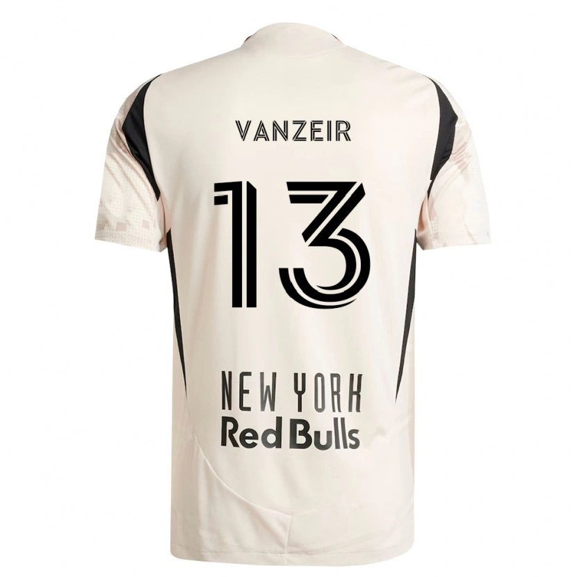 Danxen Kvinnor Dante Vanzeir #13 Off-White Röd Svart Bortatröja Matchtröjor 2026/27 Tröjor T-Tröja