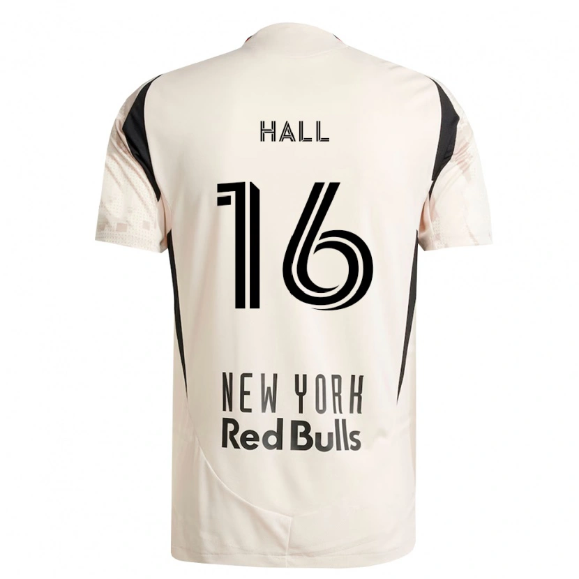 Danxen Kvinnor Julian Hall #16 Off-White Röd Svart Bortatröja Matchtröjor 2026/27 Tröjor T-Tröja