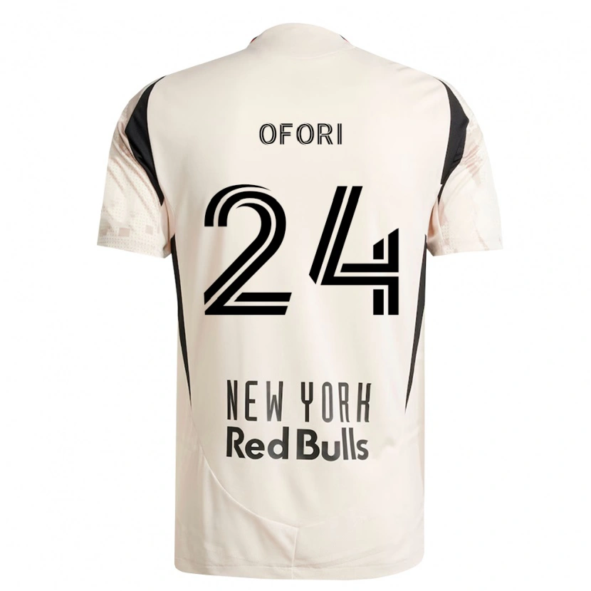 Danxen Kvinnor Curtis Ofori #24 Off-White Röd Svart Bortatröja Matchtröjor 2026/27 Tröjor T-Tröja