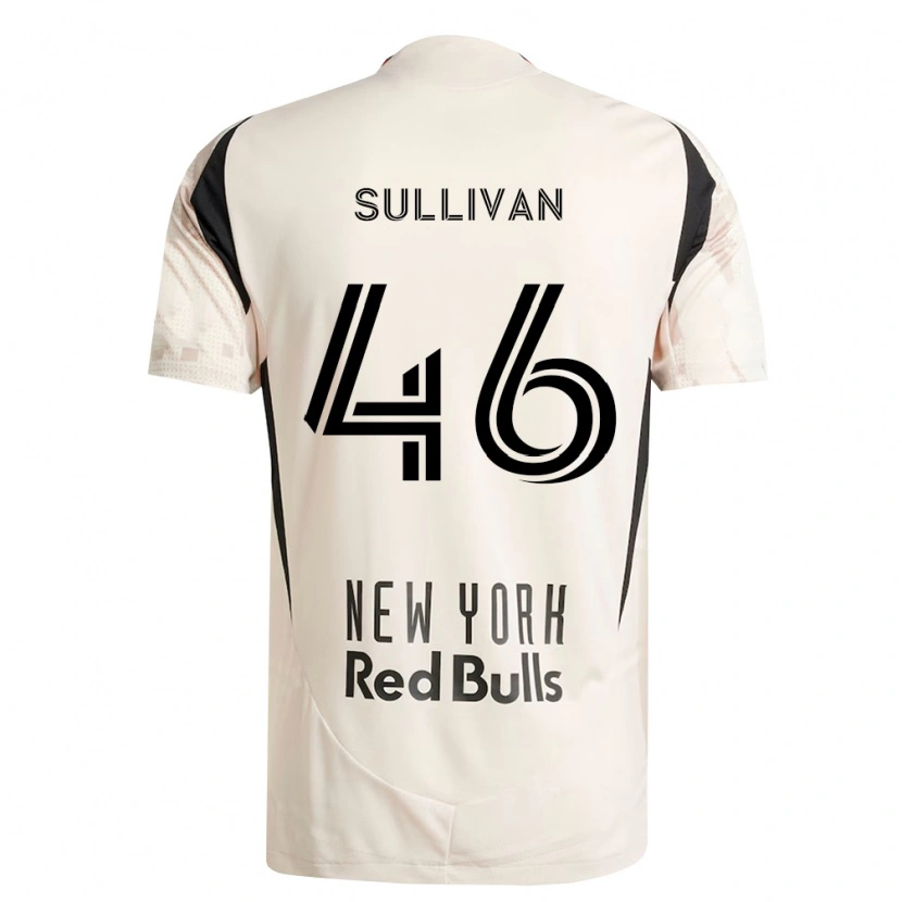 Danxen Kvinnor Dylan Sullivan #46 Off-White Röd Svart Bortatröja Matchtröjor 2026/27 Tröjor T-Tröja