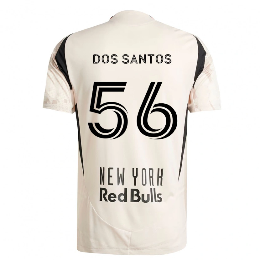 Danxen Kvinnor Matthew Dos Santos #56 Off-White Röd Svart Bortatröja Matchtröjor 2026/27 Tröjor T-Tröja