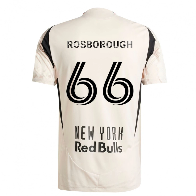 Danxen Kvinnor Tanner Rosborough #66 Off-White Röd Svart Bortatröja Matchtröjor 2026/27 Tröjor T-Tröja