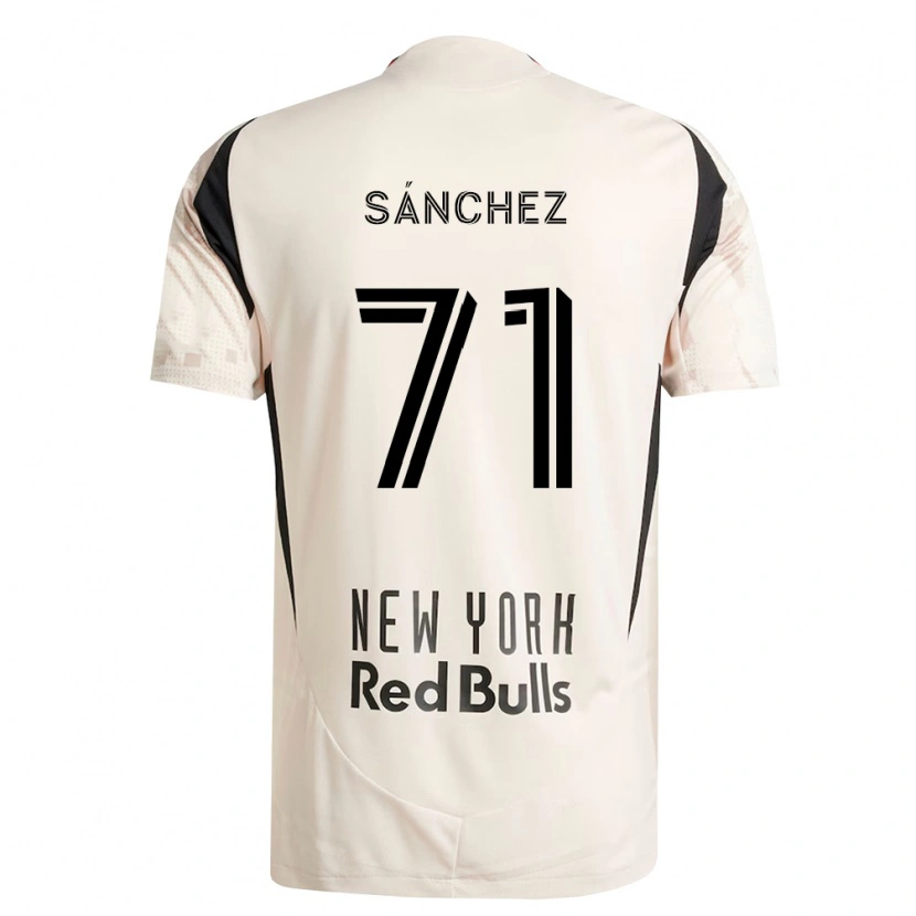 Danxen Kvinnor Aimar Sánchez #71 Off-White Röd Svart Bortatröja Matchtröjor 2026/27 Tröjor T-Tröja