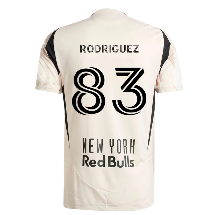 Danxen Kvinnor Benjamin Rodriguez #83 Off-White Röd Svart Bortatröja Matchtröjor 2026/27 Tröjor T-Tröja