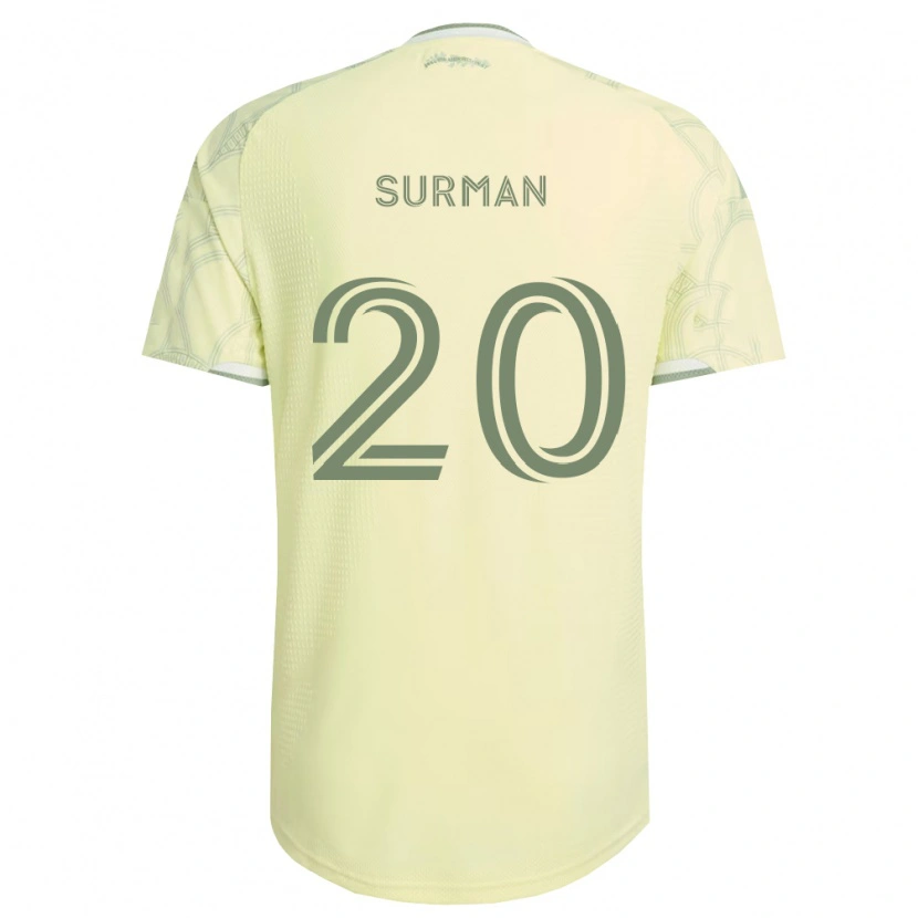Danxen Kvinnor Finn Surman #20 Beige Vit Bortatröja Matchtröjor 2026/27 Tröjor T-Tröja