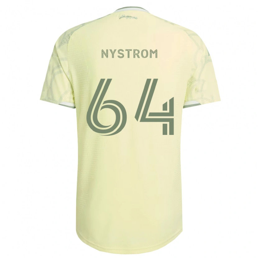 Danxen Kvinnor August Nystrom #64 Beige Vit Bortatröja Matchtröjor 2026/27 Tröjor T-Tröja