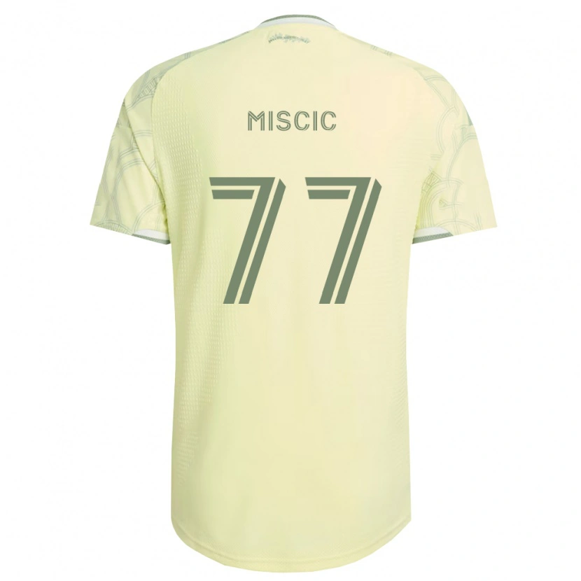 Danxen Kvinnor Selmir Miscic #77 Beige Vit Bortatröja Matchtröjor 2026/27 Tröjor T-Tröja