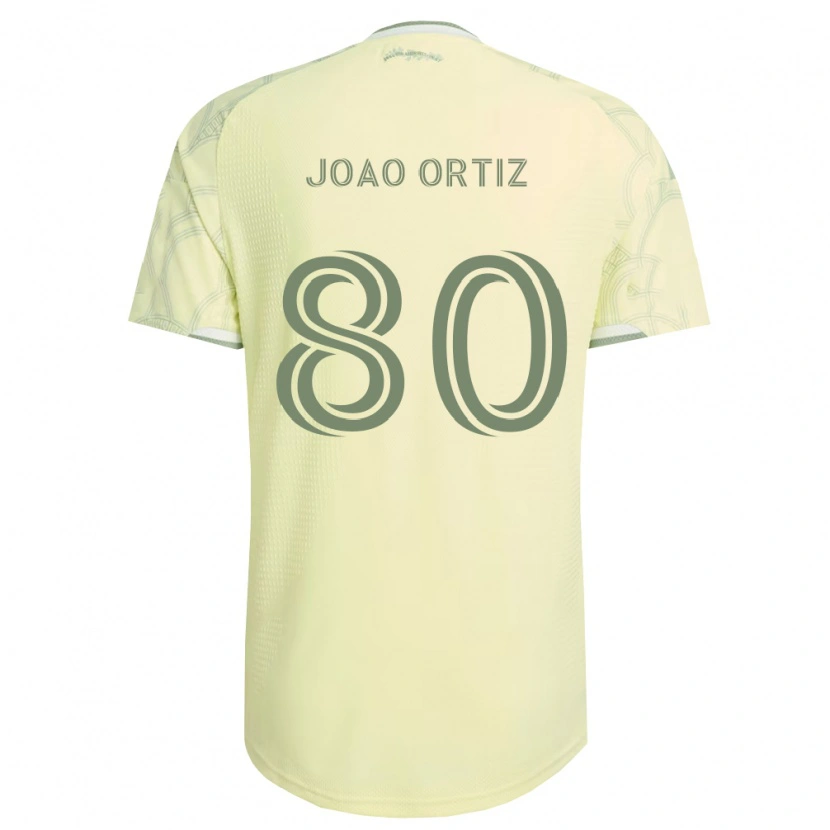 Danxen Kvinnor Joao Ortiz #80 Beige Vit Bortatröja Matchtröjor 2026/27 Tröjor T-Tröja