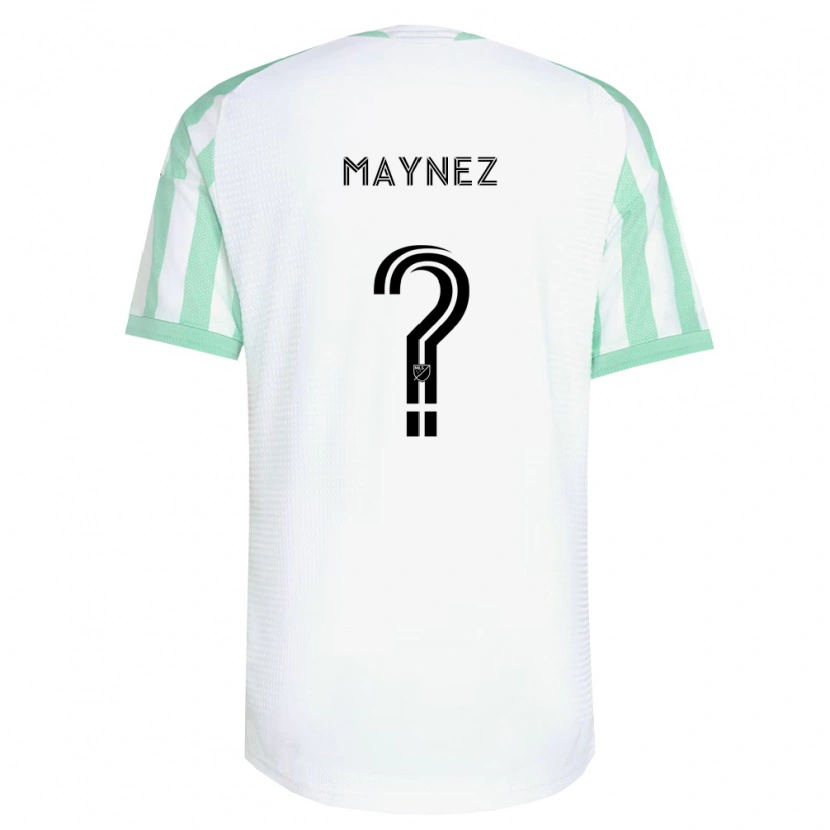 Danxen Kvinnor Santiago Maynez #0 Ljusgrön Svart Vit Bortatröja Matchtröjor 2026/27 Tröjor T-Tröja