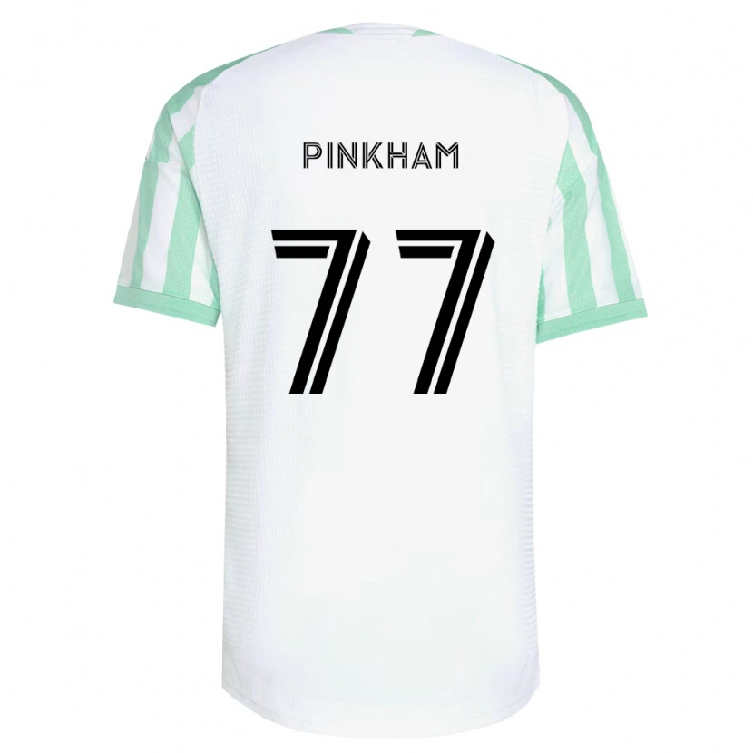 Danxen Kvinnor Chris Pinkham #77 Ljusgrön Svart Vit Bortatröja Matchtröjor 2026/27 Tröjor T-Tröja