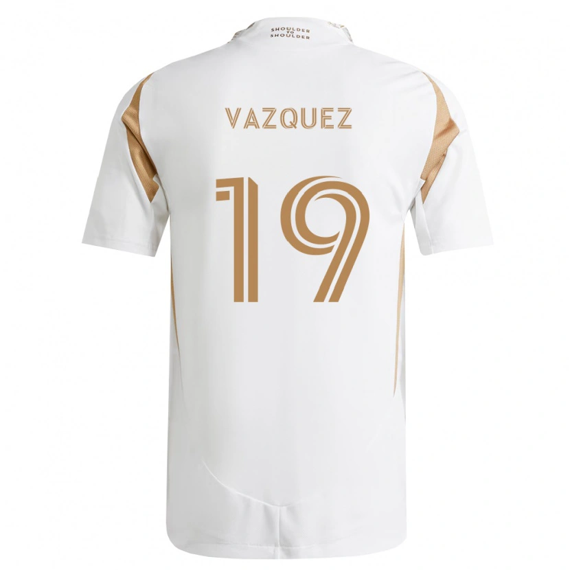 Danxen Kvinnor Favian Vazquez #19 Vit Brun Bortatröja Matchtröjor 2026/27 Tröjor T-Tröja