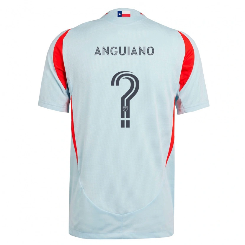 Danxen Kvinnor Adrian Anguiano #0 Mörkgrå Vit Röd Bortatröja Matchtröjor 2026/27 Tröjor T-Tröja