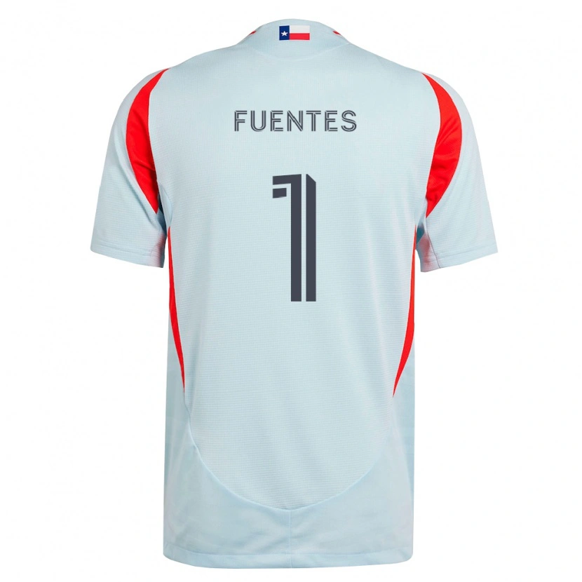Danxen Kvinnor Eliezer Fuentes #1 Mörkgrå Vit Röd Bortatröja Matchtröjor 2026/27 Tröjor T-Tröja