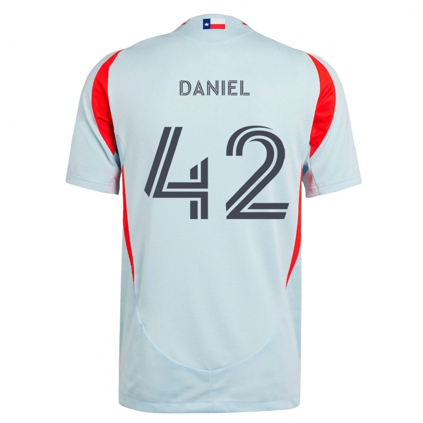 Danxen Kvinnor Daniel De Sousa Britto #42 Mörkgrå Vit Röd Bortatröja Matchtröjor 2026/27 Tröjor T-Tröja