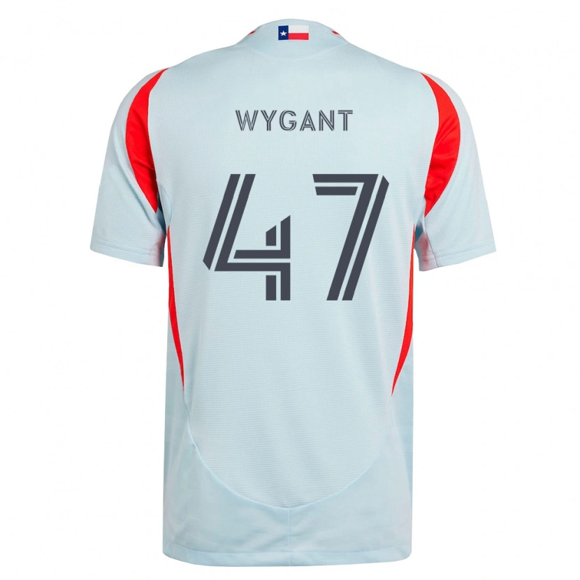 Danxen Kvinnor Christian Wygant #47 Mörkgrå Vit Röd Bortatröja Matchtröjor 2026/27 Tröjor T-Tröja