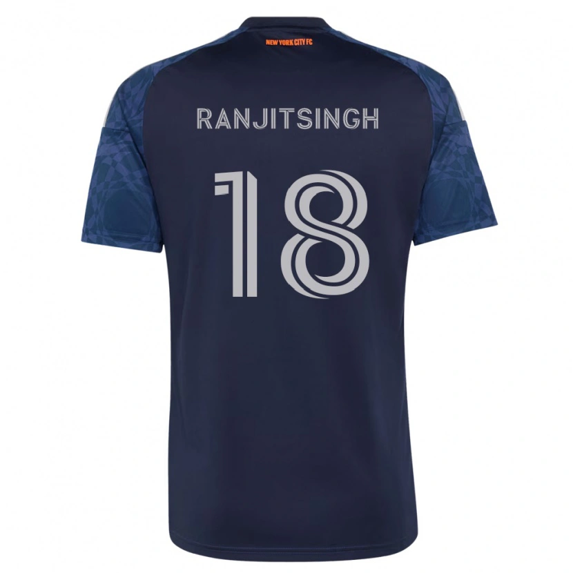 Danxen Kvinnor Greg Ranjitsingh #18 Mörkblå Vit Bortatröja Matchtröjor 2026/27 Tröjor T-Tröja