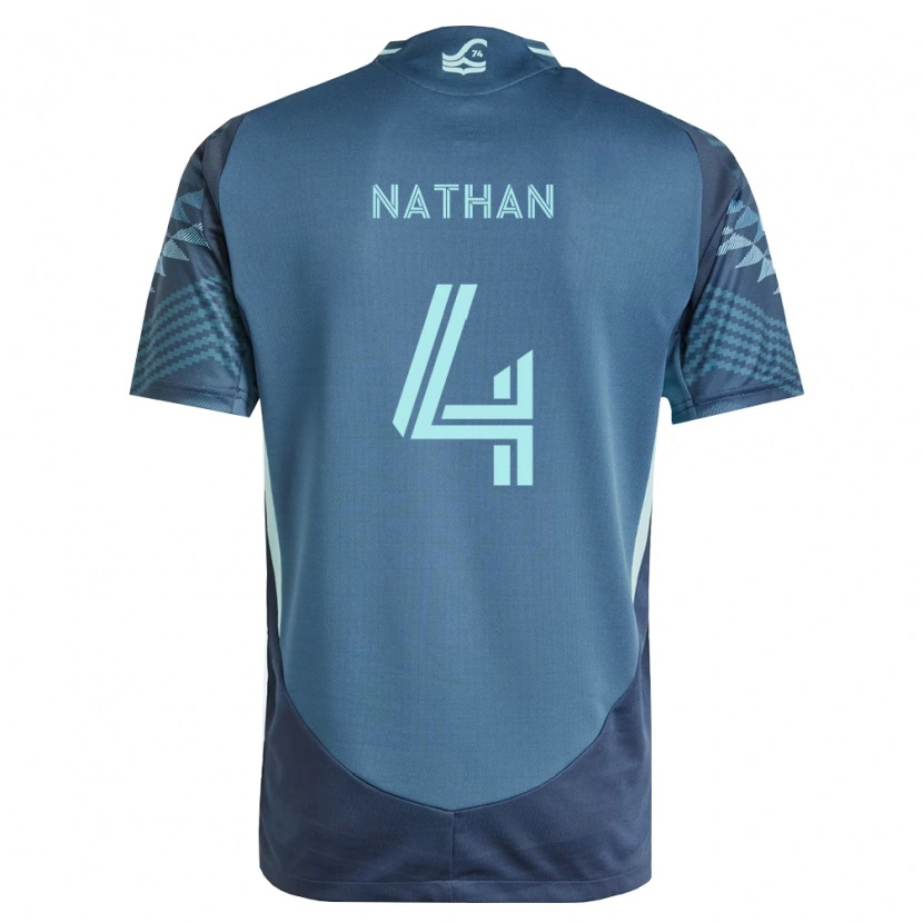 Danxen Kvinnor Nathan #4 Marinblå Grön Bortatröja Matchtröjor 2026/27 Tröjor T-Tröja
