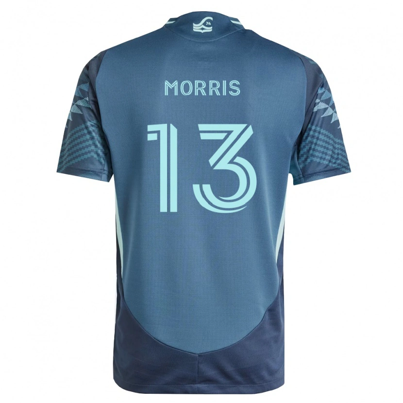 Danxen Kvinnor Jordan Morris #13 Marinblå Grön Bortatröja Matchtröjor 2026/27 Tröjor T-Tröja