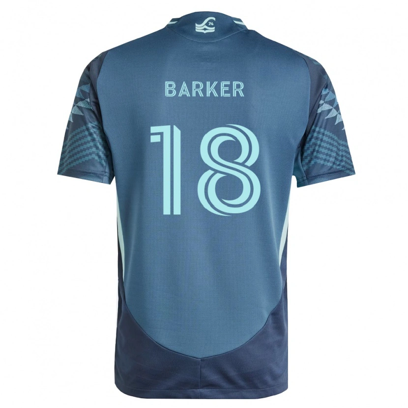 Danxen Kvinnor Alicia Barker #18 Marinblå Grön Bortatröja Matchtröjor 2026/27 Tröjor T-Tröja