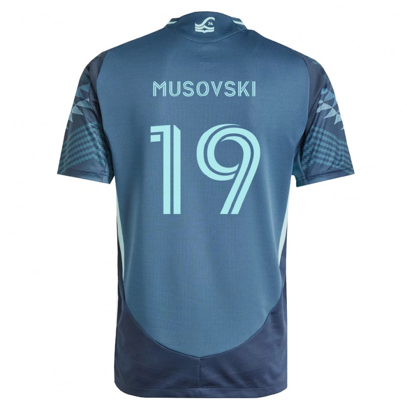 Danxen Kvinnor Danny Musovski #19 Marinblå Grön Bortatröja Matchtröjor 2026/27 Tröjor T-Tröja